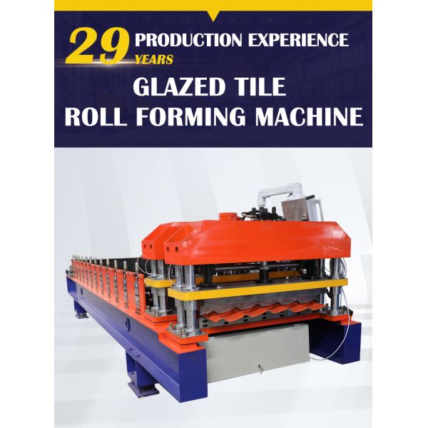 Hebei Liming High Quality Glazed Tile Sheet Roof Press Roll Forming Machine