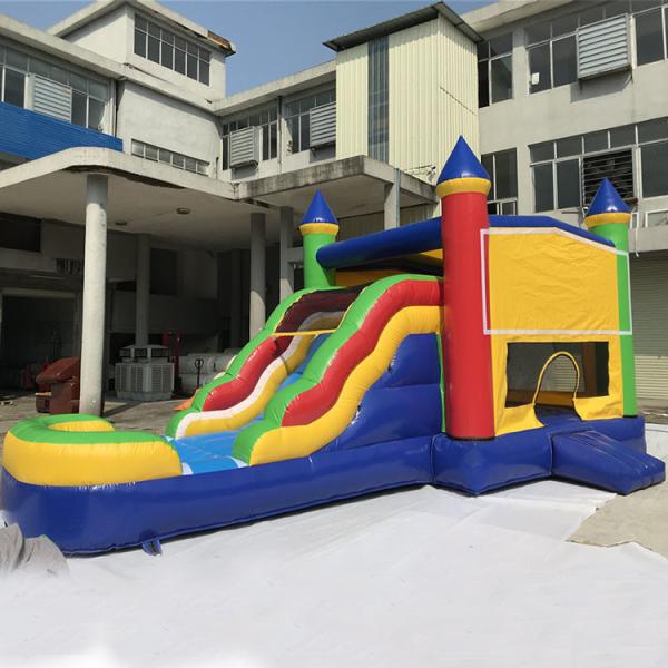 тяга хвастуна PVC 0.55mm раздувная вверх по игре 8x4x6m скольжения лестницы