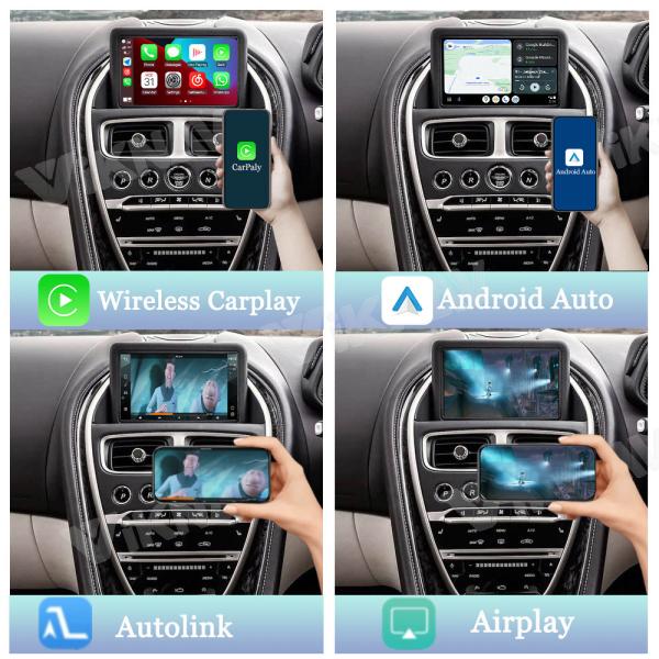 Boîtier d'interface Linux Viknav pour Aston Martin DB11/Vantage avec CarPlay sans fil