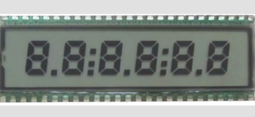 Custom HTN LCD Display Module with LED Backlight for Electronic Meter Applications