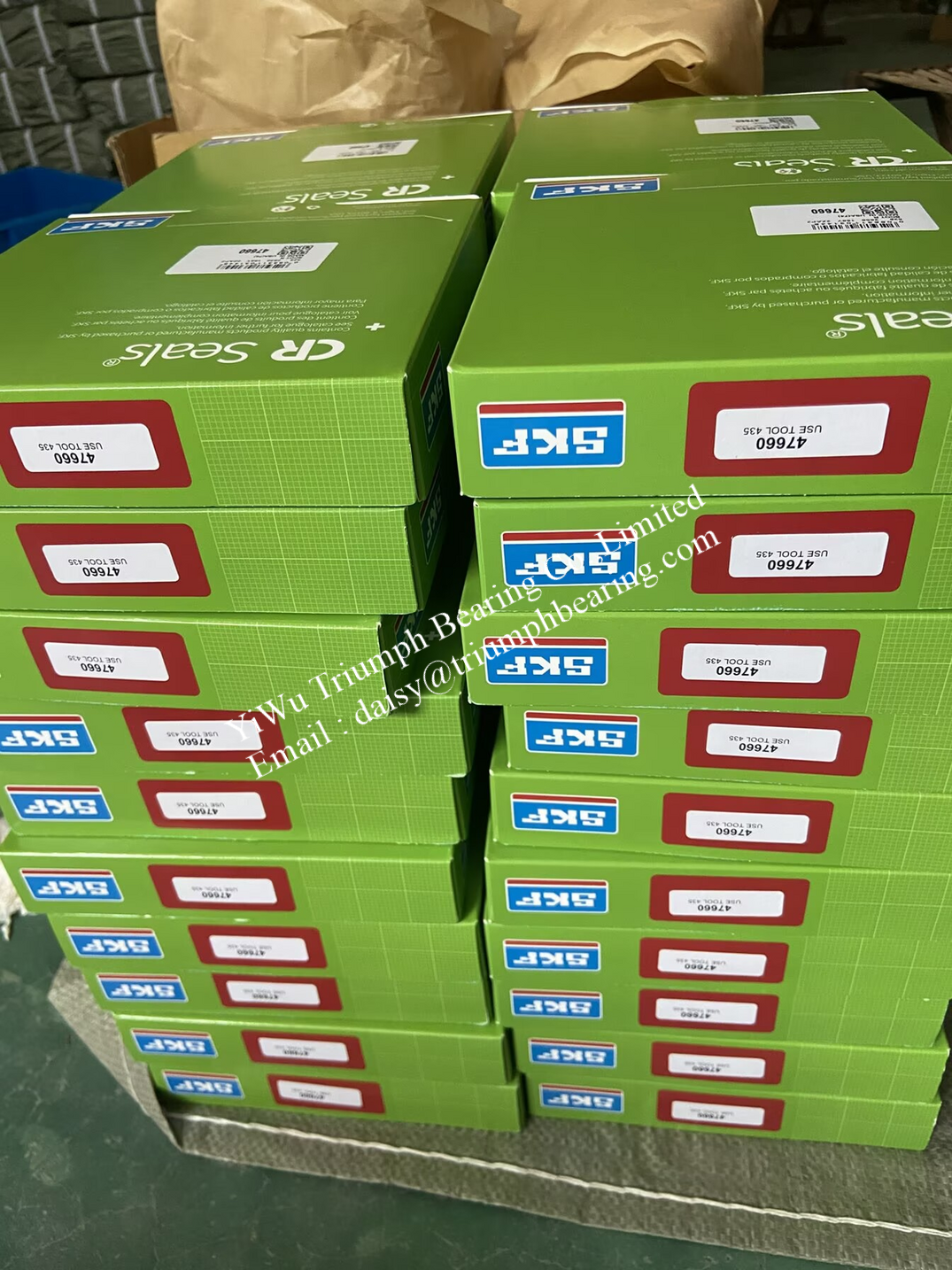 Original S K F CR Seals , Radial shaft seal CR47660