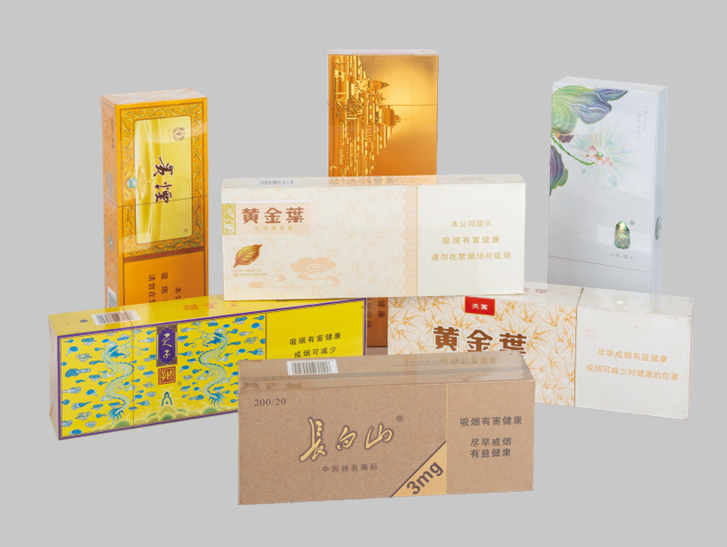 Heat Sealing Cigarette Box Packaging Machine 50Hz / 60Hz Cellophane Overwrapping Machine