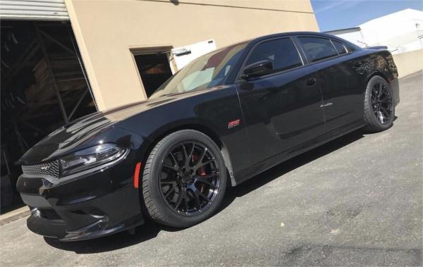 Fits 20 9.5 10.5 Hellcat Wheels Rims Gloss Black Challenger Charger RWD 5x115
