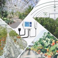Contrôleur hydroponique du climat de serre, régulateur de CO2, moniteur 5000 ppm