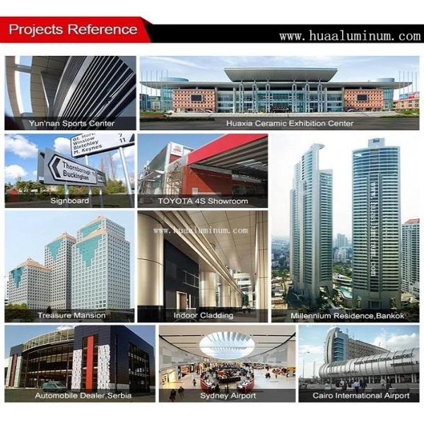 10ft Aluminium Composite Roof Panel Anti Rust 8mm Aluminum Sheet