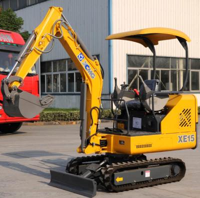 Strong Power Crawler Hydraulic Excavator 1.5 Tons Digger AC Driving Cab