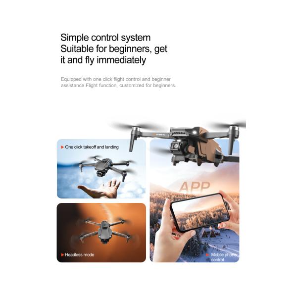 OEM Logo Rg608 Pro Rc Quadcopter Helicopter Air Hover Height Fixed 2.4g Wifi Fpv Optical Flow Shooting Brushless Drone Dron