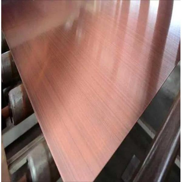 Color Brushed Stainless Steel Plate Cold Rolled