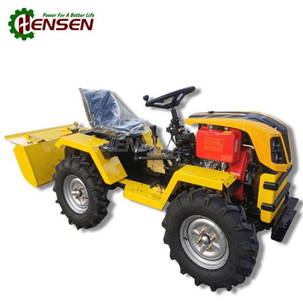 Tractor agrícola multifuncional 4x4 de 12 a 18 cv mini-tractor com leme traseiro rotativo