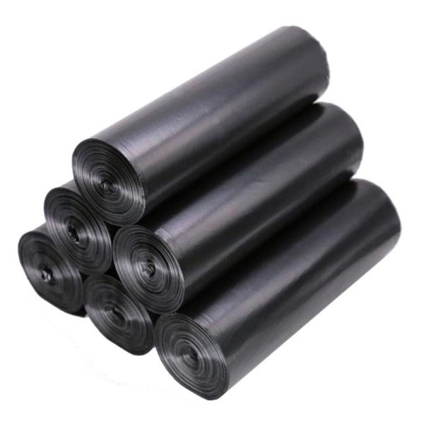 Прочные и долговечные большие черные мусорные мешки для строительных площадок