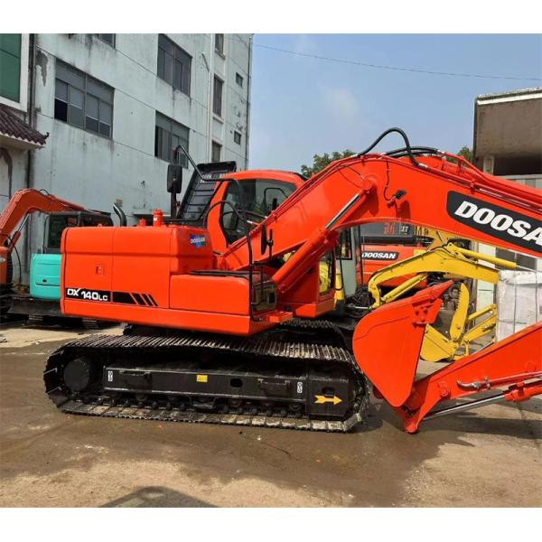 Гидравлический экскаватор Doosan DX140LCR Использованный колесный экскаватор