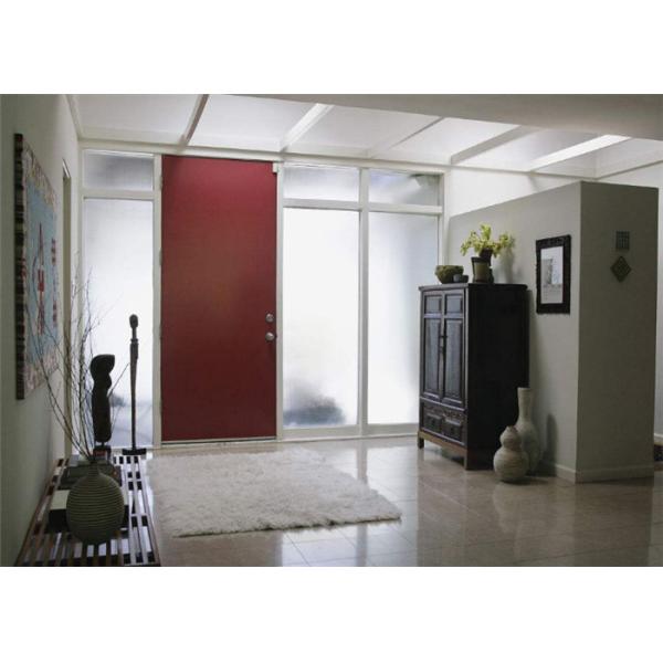 Safety Sandblasted Frosted Glass Panels 3mm - 12mm Thickness For Doors