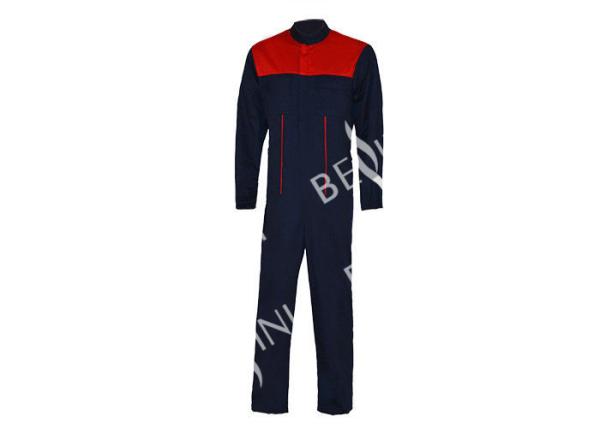 Ajustable Waist Twill Mens Work Coveralls 80% Poly 20 Cotton 180gsm Fabric