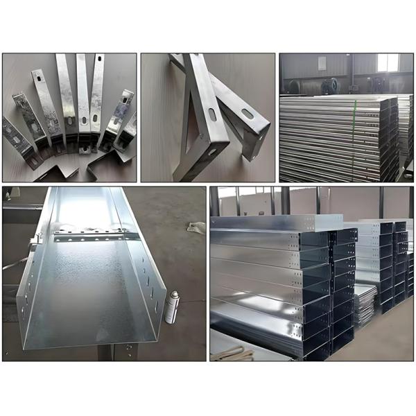 Sistema de bandeja de cable de acero inoxidable para instalación suspendida y resistencia a las intemperie
