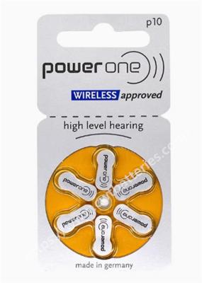 Powerone P10 1.45V Hearing Zinc Air Battery Harmless Batteries Small Button Battery