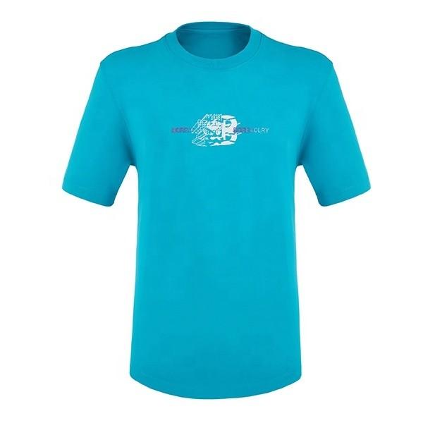 O Neck Custom Unisex T-shirts tricô Anti encolher com detecção de agulha