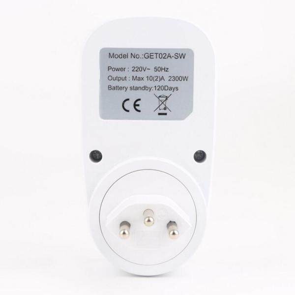 Brazilian Plug Digital Timer Switch Socket  Plug-In Style LCD Smart
