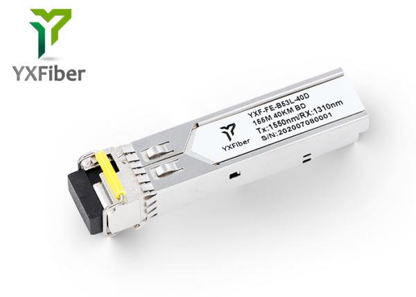 Módulo de fibra ótica de BIDI SFP 40km 1550nm/1310nm 155M