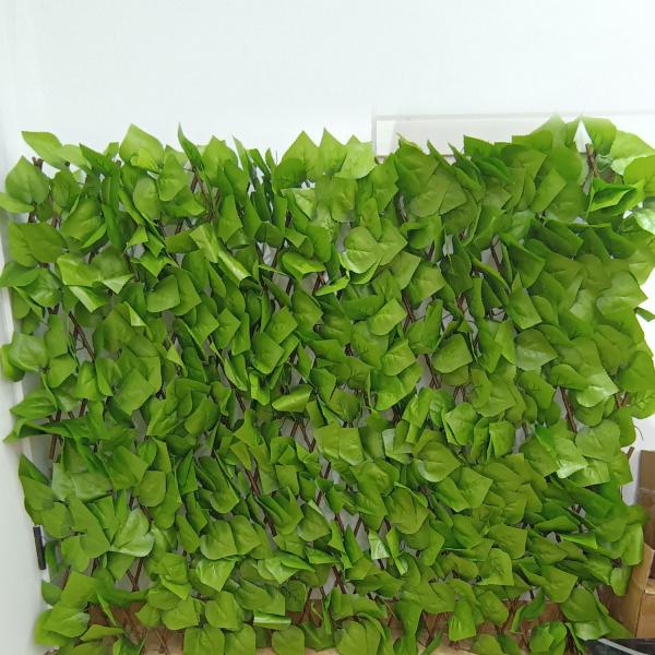 UV-Resistant PVC Artificial Leaf Fence 40cm for Garden Privacy