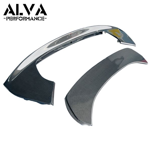 Dry Carbon Fiber Rear Spoiler Assetto Fiorano Type Ducktail Rear Wing Tailored for Ferrari SF90 Stradale PHEV Vehicles