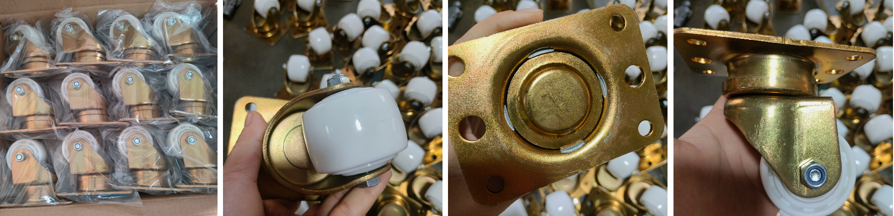 58mm 200 Kg Load  Diamond Base Plate Caster Airport Transport Caster Air Cargo Nylon Caster Wheel Ground Support Equipment Caster