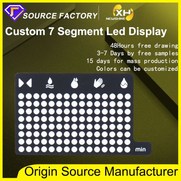 Original Factory Custom 7 Segment Led Display Arduino Super bright Breast pump 7 Segment Custom Led Display Full color Customized Seven Segment Led for mother & baby products
