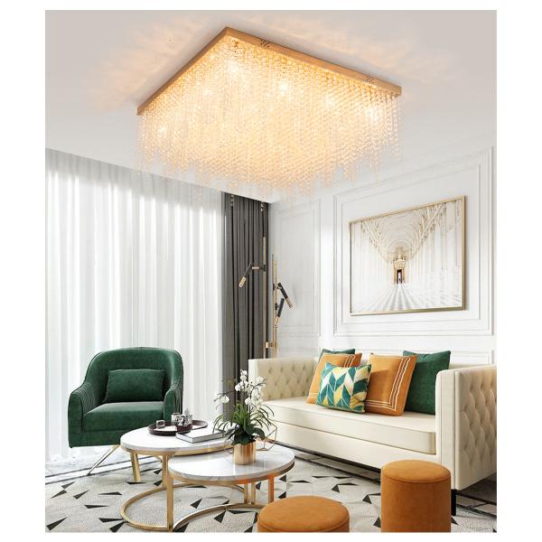 Crystal Chain Ceiling Lights New Lampara Techo for Home Decor guzhen lighting(WH-CA-107)