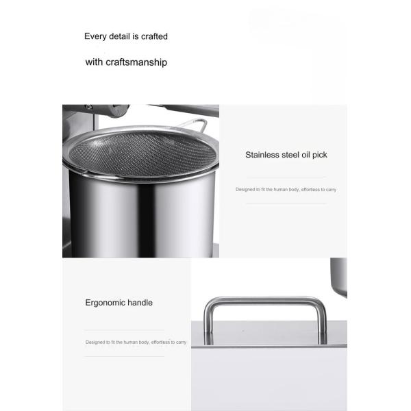 Multifunctional Household Home Provided Peanut Oil Extraction Machine Cold Hot Pressing 8 KG Other