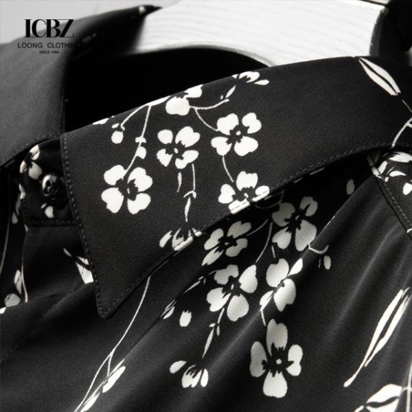 Camisas masculinas de manga longa personalizadas de algodão para o lazer da primavera