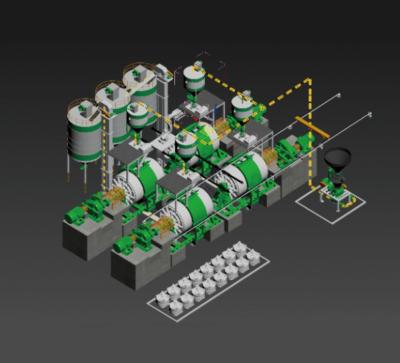 High-intelligence Unmanned Unltra-fine Powder Production Line