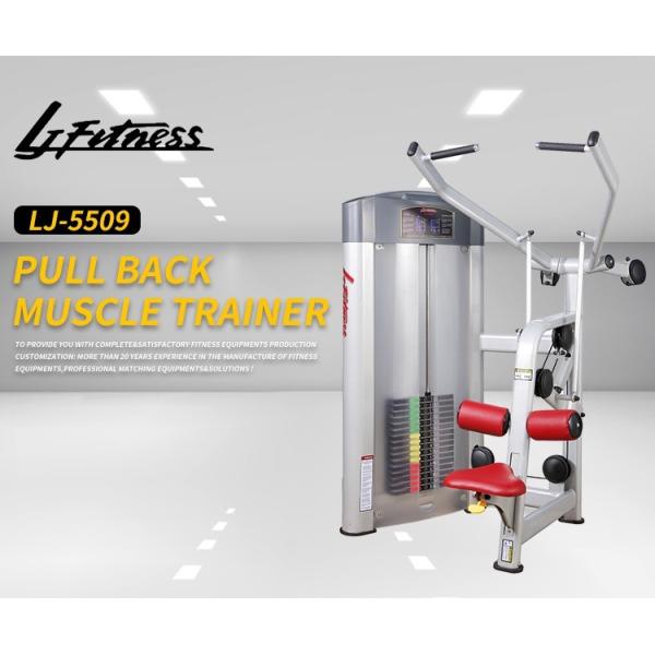 Hotel Gym Life Fitness Strength Equipment / Lat Pulldown Machine CE ISO Approval