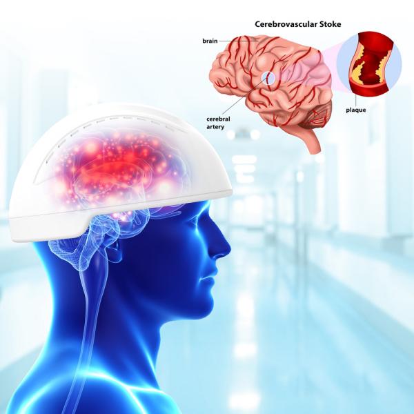 810nm Red Light Therapy Helmet Depression Treatment Near Infrared Light For Brain / Elderly Care