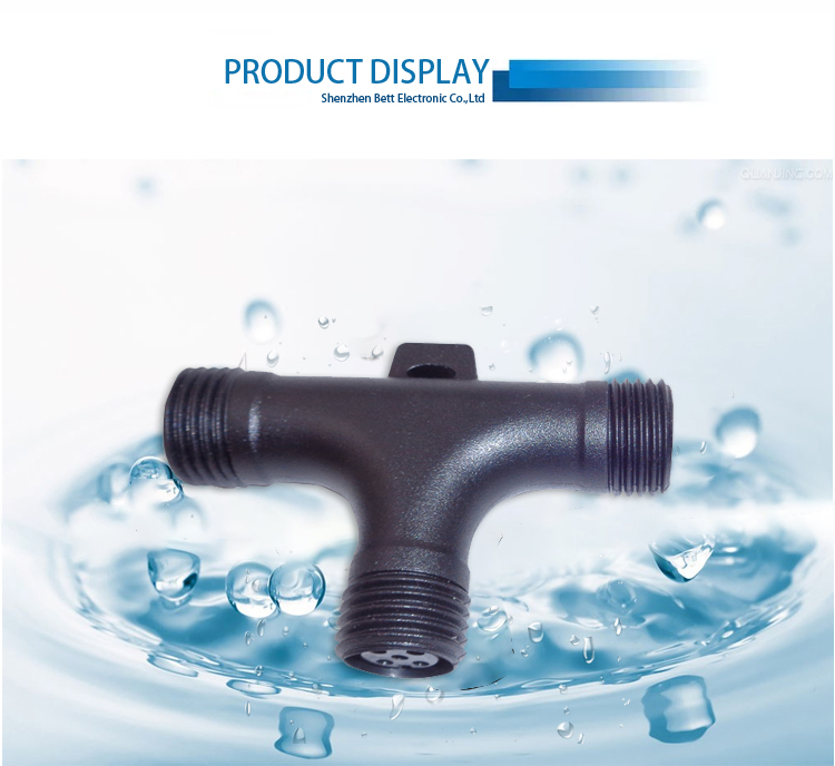 Приведенный освещающ путь 2 кабельного соединителя 3 винта Watertight 3 тип 4 Pin t
