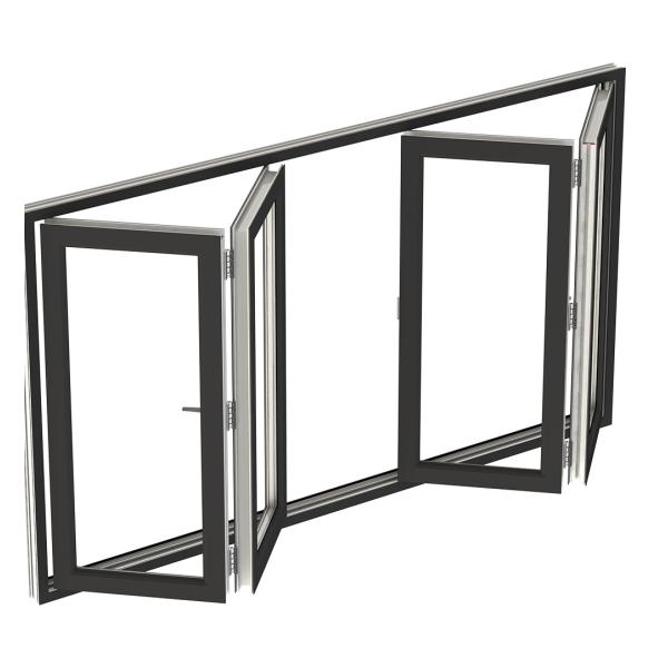 Balcony Glazed 6mm Insulated Aluminium Bifold Windows