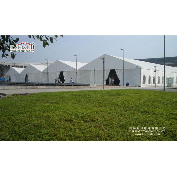 Custom White Outdoor Exhibition Tents Aluminum Hajj Tent For Ramadan