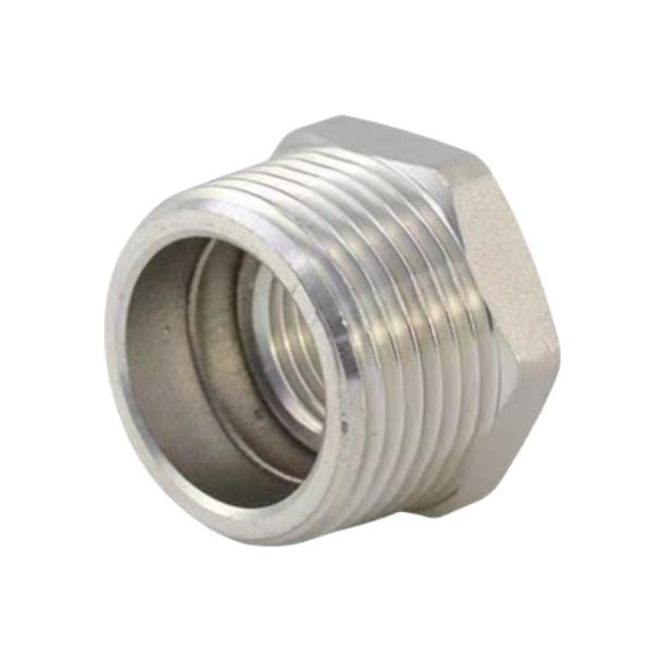 Male Connectivity Durable 1/2 NPT Plug in Lightweight Aluminum Equal Shape for Sanitary Casting Technic OEM Customizable