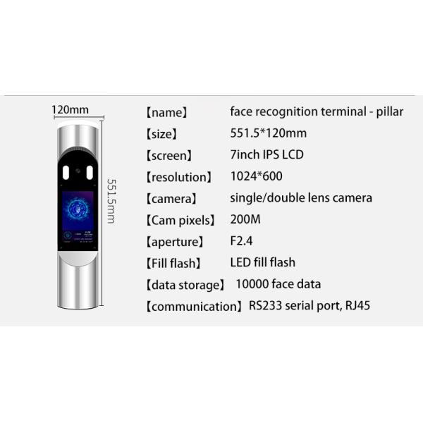 tourniquet s'ouvrant de Fastlane de moteur servo de la reconnaissance des visages 0.2s