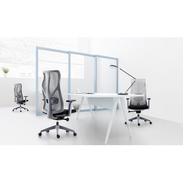 BAILI Mesh Swivel Office Chair 15.2KG With Lumar Support And Footrest