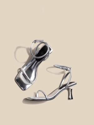 Women S Dress Shoes In Apricot Color With Chunky Heel And Strap Design For Job Market