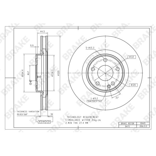 High Performance BBK For Mercedes Benz CLA Class W117 18 Inch Car Rim Front 4 Piston Brake Kit Auto Brake System