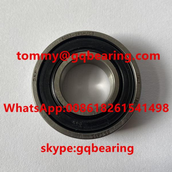 C3 rolamento de esferas profundo 10x35x17mm do sulco do afastamento SKF 6003-2RSH/C3