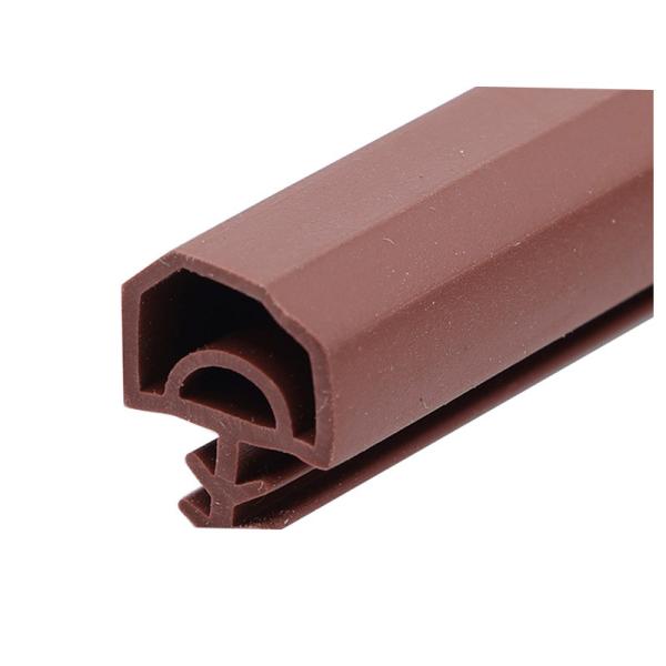 Faixa de vedação de porta de madeira de alumínio com material de PVC TPE de silicone e certificado ISO9001