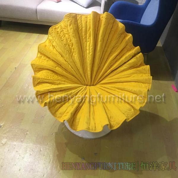 High replica Colorful bloom easy chair flower shape chair bloom lounge chair in fabric modern calssic lougne chair
