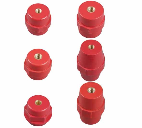 6-25KV PE Insulation SM Type Bus bar Insulators With Brass Screw for Power Distribution