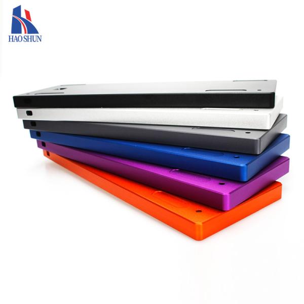 Professional  Cnc Processing Mechanical Metal Anodized Aluminium 6061 6063 Custom Keyboard Case