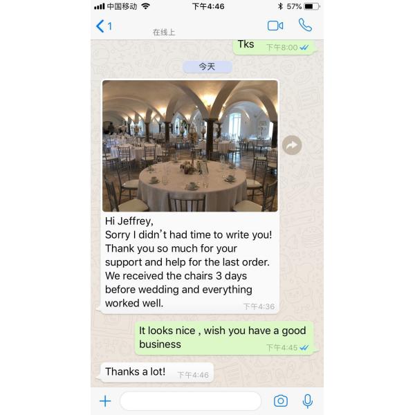 Stacking Design White Bamboo Chiavari Chair Use For Wedding Reception