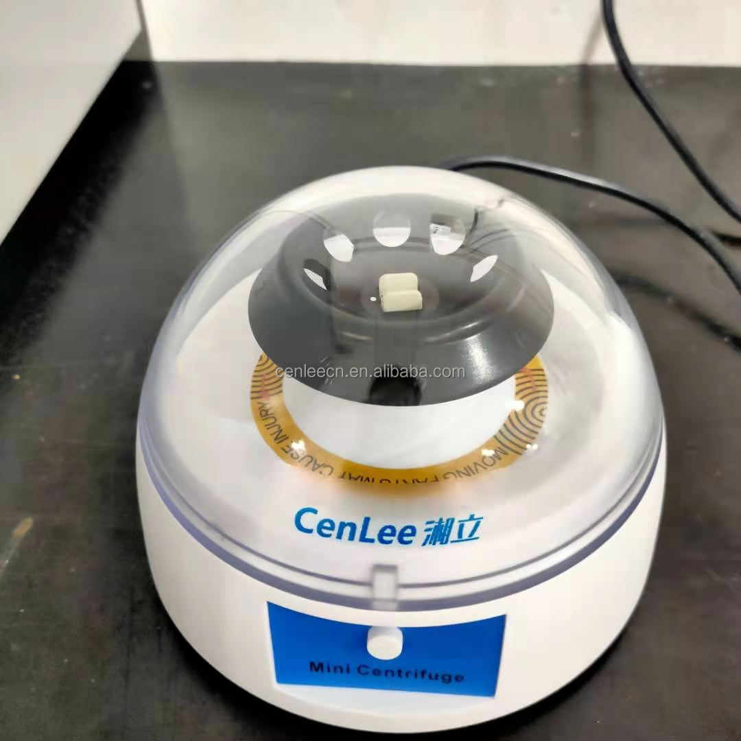 Mini Centrifuge 7000RPM, 2700g RCF, Lab Benchtop Centrifuge with Two Rotor 8*1.5/2.0ml 0.2x32(PCR Stripes)