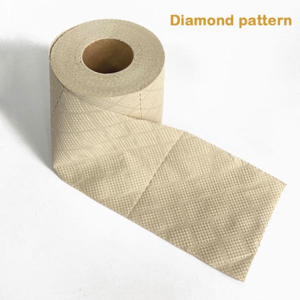 Eco-Friendly Organic Recycled Bamboo Toilet Paper Soft Natural Color Unbleached