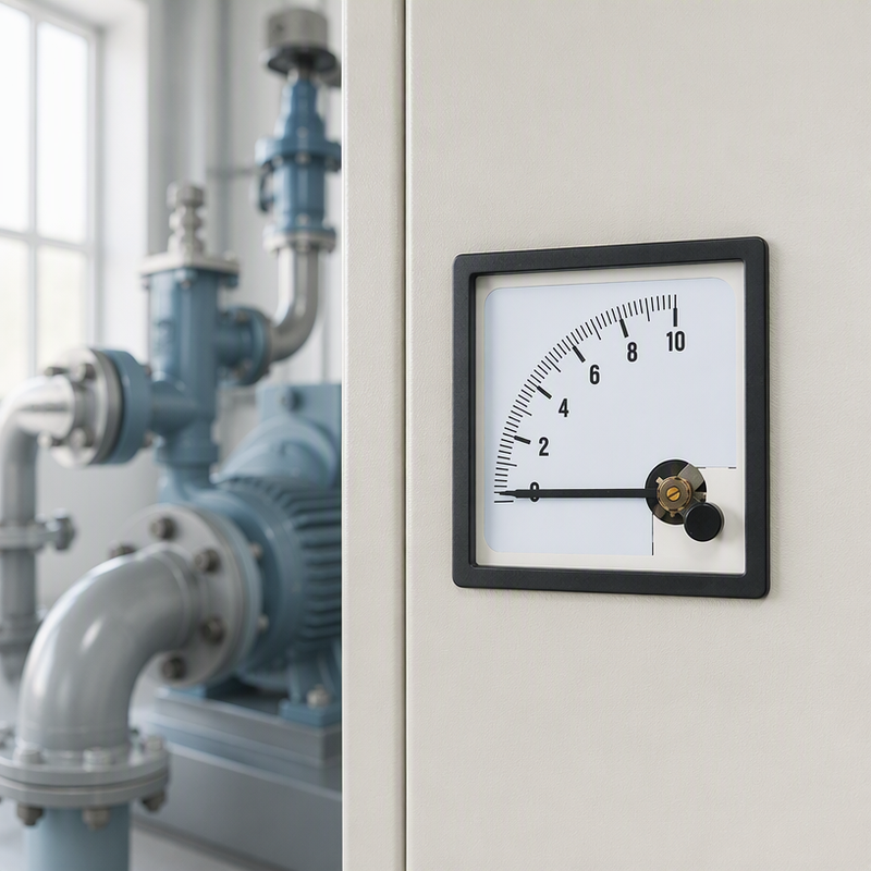 SQ-72 Analog Pressure Gauge with 1.5% Accuracy and 0-10 MPa Range for Hydraulic Pneumatic Systems Panel Meter