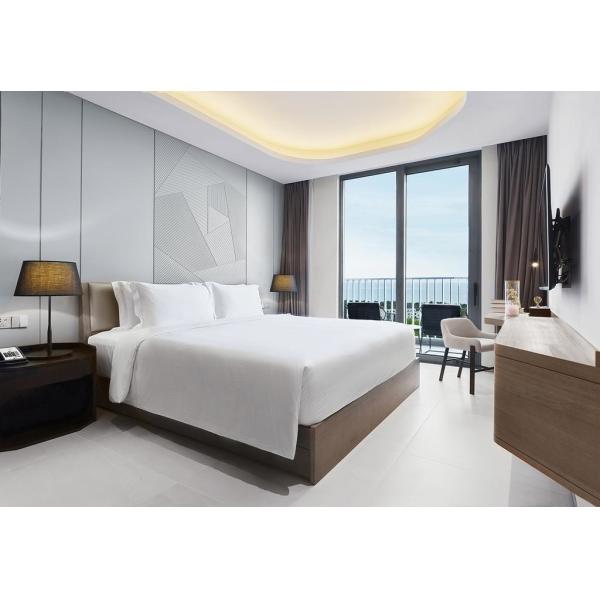 Гостиница квартиры для долгосрочной оставаясь одиночной облицовки дуба квартиры обшивает панелями комнату Bedroom+Living